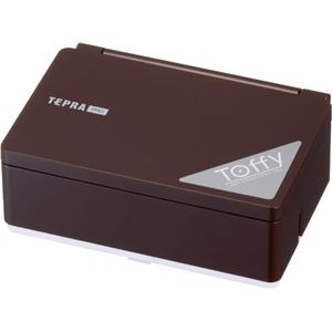 キングジム ラベルライタ-「テプラ」PRO 茶 SR300TFBR