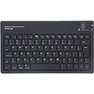 キングジム Bluetoothシリコンキーボード BTSK-8MBK
