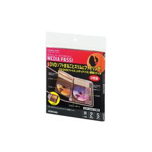 コクヨ CD/DVDファイル MEDIA PASS トールサイズ 専用リフィル 2枚収容5枚 EDF-DMP2-5