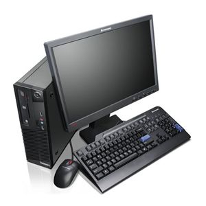 レノボ ThinkCentre M70e Small(Win7Pro32/Celeron450/1GB/250GB/S-Multi)+17インチモニタ バンドルモデル 0804C3J-L17B