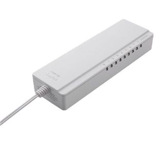 ロジテック イーサネットHUB 8ポート(電源内蔵/TAP型) LAN-SW08P/TAPA