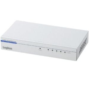 ロジテック 10/100Mbps メタルケース スイッチングHUB 5ポート LAN-SW05P/M