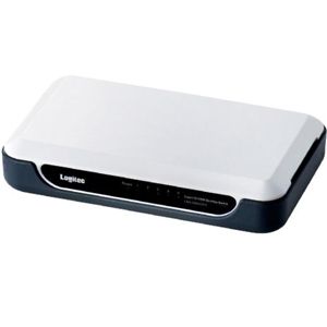 ロジテック 10/100Mbps スイッチングHUB 5ポート/電源外付/プラスチックケース(ホワイト) LAN-SW05/PH