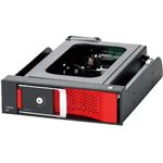 ロジテック HDDリーダーライタ 3.5インチ/SATA接続/冷却ファン搭載/5インチベイ内蔵型(レッド) LHR-IS01RD