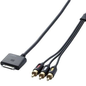 ロジテック iPhone/iPod向け車載用AVケーブル LHC-RUI01