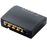 ロジテック 10/100Mbps 小型有線LANルータ/4ポート LAN-BR/4