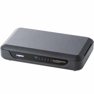 ロジテック イーサネットHUB/5ポート/電源外付(ブラック) LAN-SW05/PHB