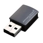 ロジテック IEEE802.11n/g/b準拠 300Mbps 無線LAN USBナノアダプタ(ブラック) LAN-W300N/U2SBK