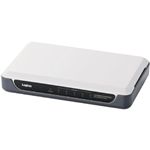 ロジテック Gigabit スイッチングHUB 5ポート/電源外付/プラスチックケース(ホワイト) LAN-GSW05/PH