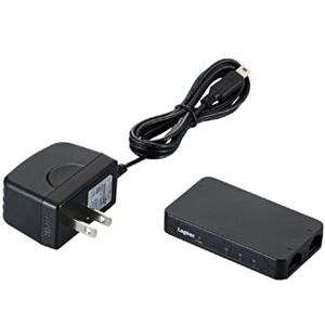 ロジテック 超小型 100BASE-TX対応スイッチングハブ/3ポート/プラスチック/ブラック LAN-SW03/PSB