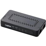 ロジテック 超小型 1000BASE-T スイッチングハブ/3ポート/ブラック LAN-GSW03/PSB