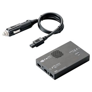 ロジテック 車載用 DC-ACインバーター 定格出力100W ブラック LPA-CIVT100BK
