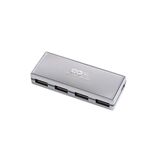ロアス USB2.0対応 4ポート Hub(シルバー) UH-284SL