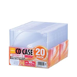 ロアス CD/DVDプラケース クリア CD-075-20