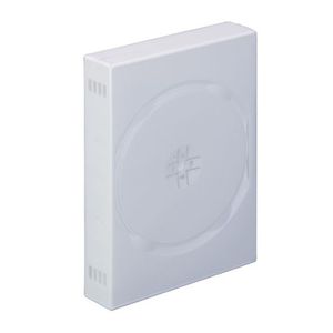 ロアス DVDケース ホワイト DVD-A009W