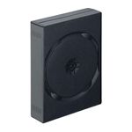 ロアス DVDケース ブラック DVD-A010-3BK