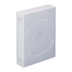 ロアス DVDケース ホワイト DVD-A010-3W