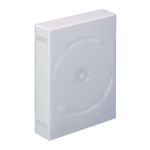 ロアス DVDケース ホワイト DVD-A010-3W