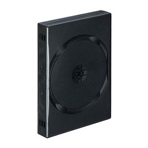 ロアス DVDケース(3枚セット/ブラック) DVD-NA001-3BK