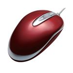 ロアス スタンダードオプティカルマウス レッド MUS-UKT68R