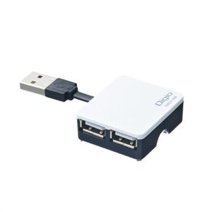 ロアス 4ポートUSBハブ ホワイト UH-2284W