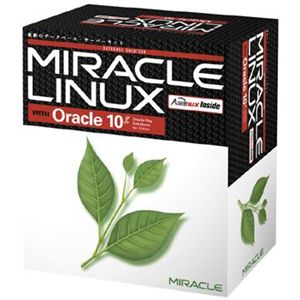 ミラクル・リナックス Asianux Server 3 ==MIRACLE LINUX V5 with Oracle Database 10g Standard Edition One(5NamedUserPlus) ML01584-01C