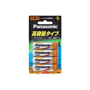 パナソニック 単3形 ニッケル水素電池 2600 4本パック HHR-3XPS/4B