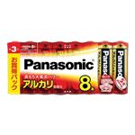 パナソニック アルカリ乾電池 単3形 8個 LR6XJ/8SW