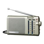 パナソニック FM/AM 2バンドレシーバー(シルバー) RF-U150A-S