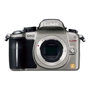 パナソニック <LUMIX>デジタル一眼カメラ/ボディ DMC-GH2(有効画素1605万/デジタルx2x4/SD/SDHC/SDXC/シルバー) DMC-GH2-S