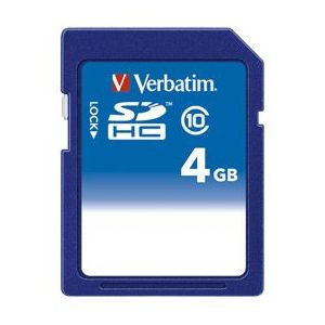 三菱化学メディア <Verbatim製> SDHCカード 4GB CLASS10 SDHC4GJVB1