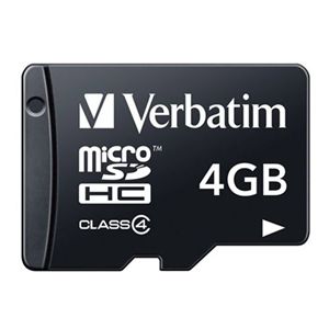 三菱化学メディア microSDHCカード4GB class4 MHCN4GYVZ1