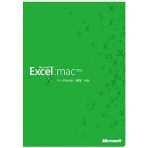 日本マイクロソフト Microsoft Excel for Mac 2011 D46-00805