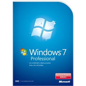 日本マイクロソフト Windows 7 Professional(J)通常版 Service Pack 1 適用済み FQC-05376