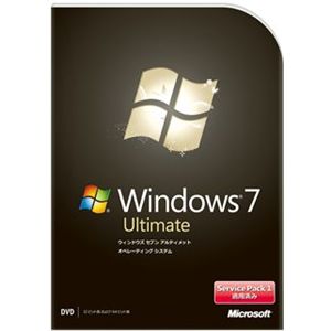 日本マイクロソフト Windows 7 Ultimate(J)通常版 Service Pack 1 適用済み GLC-02289