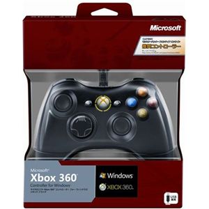 日本マイクロソフト Microsoft Xbox 360 Controller for Windows リキッド ブラック 52A-00006