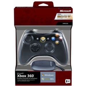 日本マイクロソフト Microsoft Xbox 360 Wireless Controller for Windows リキッド ブラック JR9-00013