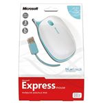 日本マイクロソフト Microsoft Express mouse コースト ブルー T2J-00027