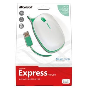 日本マイクロソフト Microsoft Express mouse ターフ グリーン T2J-00028