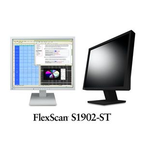 ナナオ <FlexScan>19インチ TFTモニタ(1280x1024/D-Sub15Pin/DVI-D24Pin/スピーカー/ブラック) S1902-STBK