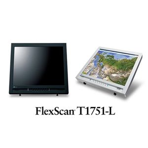 ナナオ <FlexScan>17.0インチTFTタッチパネルモニタ(1280x1024/DVI-D24ピン×1、D-Sub15ピン×1、ブラック) T1751-LBK