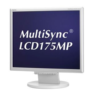 NEC <MultiSync>保護ガラス内蔵17型液晶ディスプレイ(1280x1024/D-Sub/DVI/スピーカー/ECO MODE/白) LCD175MP