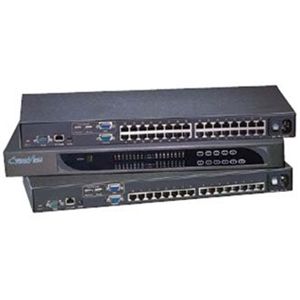 オースティンヒューズ 1U CAT5 IP 2コンソール 32 ポートKVMスイッチ 2 コンソール ( IPリモート + ローカル ) Cat6KVM UIP-3202