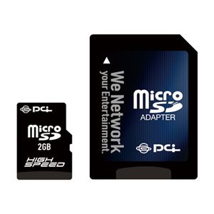 プラネックスコミュニケーションズ Micro SDメモリーカード(2G) PL-MICROSD2G