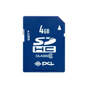 プラネックスコミュニケーションズ ハイスピードClass6対応 SDHCカード4GB PL-SDHC04G