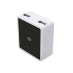 プラネックスコミュニケーションズ 2ポートUSB ACアダプタ (iPod/iPhone/Xperia 海外対応2000mA) 黒 PL-WUCHG03-B