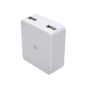 プラネックスコミュニケーションズ 2ポートUSB ACアダプタ (iPod/iPhone/Xperia 海外対応2000mA) 白 PL-WUCHG03-W