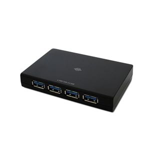 プラネックスコミュニケーションズ USB3.0 4ポート USBハブ (ACアダプタ/バスパワー) ブラック PL-US3H400-BK