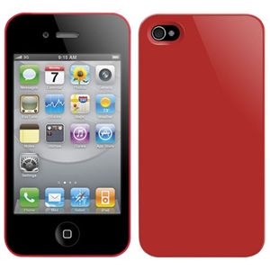 プレアデスシステムデザイン SwitchEasy NUDE for iPhone 4 Red SW-NUI4-R