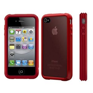 プレアデスシステムデザイン SwitchEasy TRIM for iPhone 4 Red SW-TM4-R